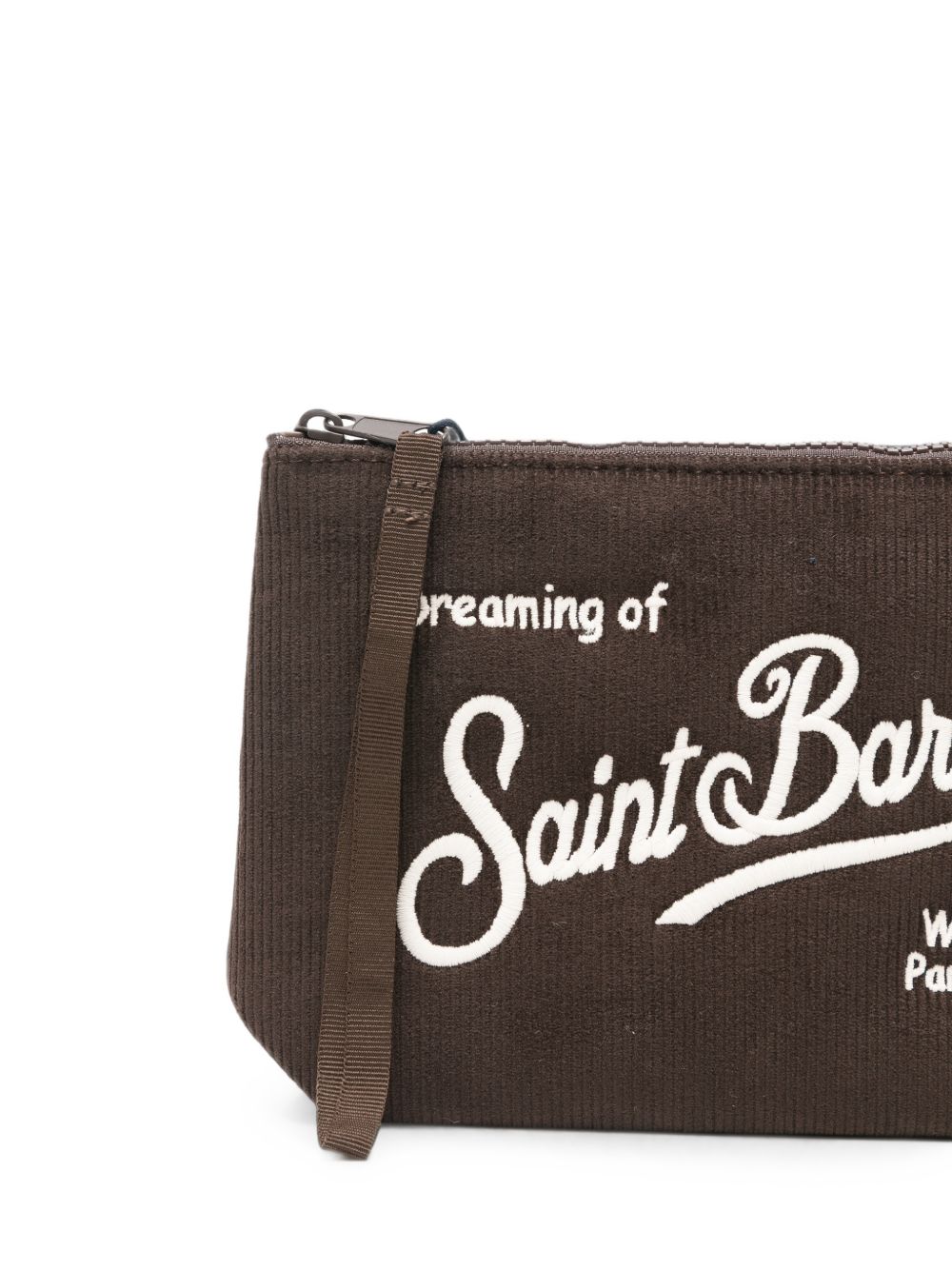 MC2 SAINT BARTH Pochette marrone a costine