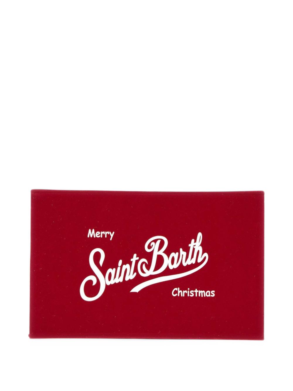 MC2 SAINT BARTH Christmas Box con Pochette pied de poule e berretto beige