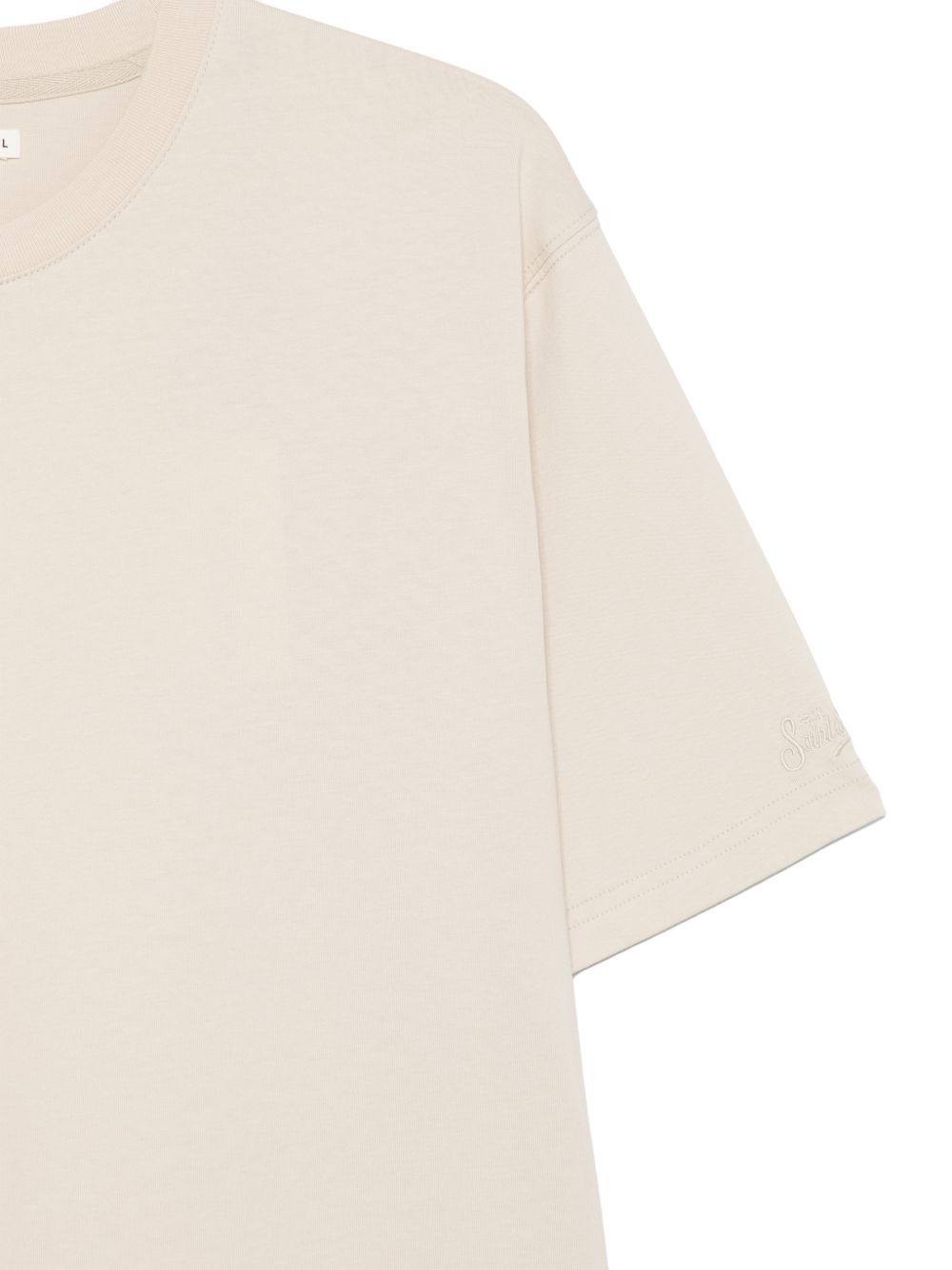 MC2 SAINT BARTH T-shirt a maniche corte in cotone beige