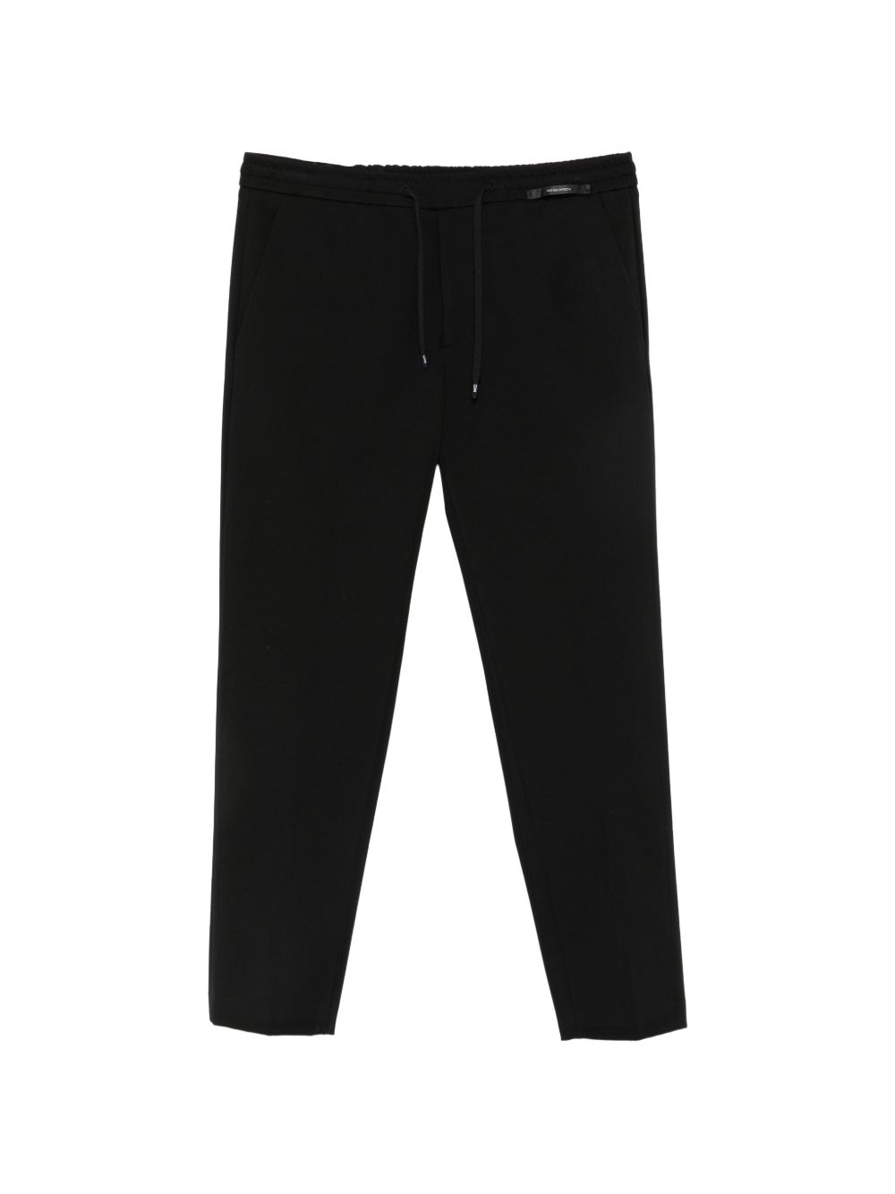 MICHAEL COAL Pantaloni neri con coulisse in vita neri