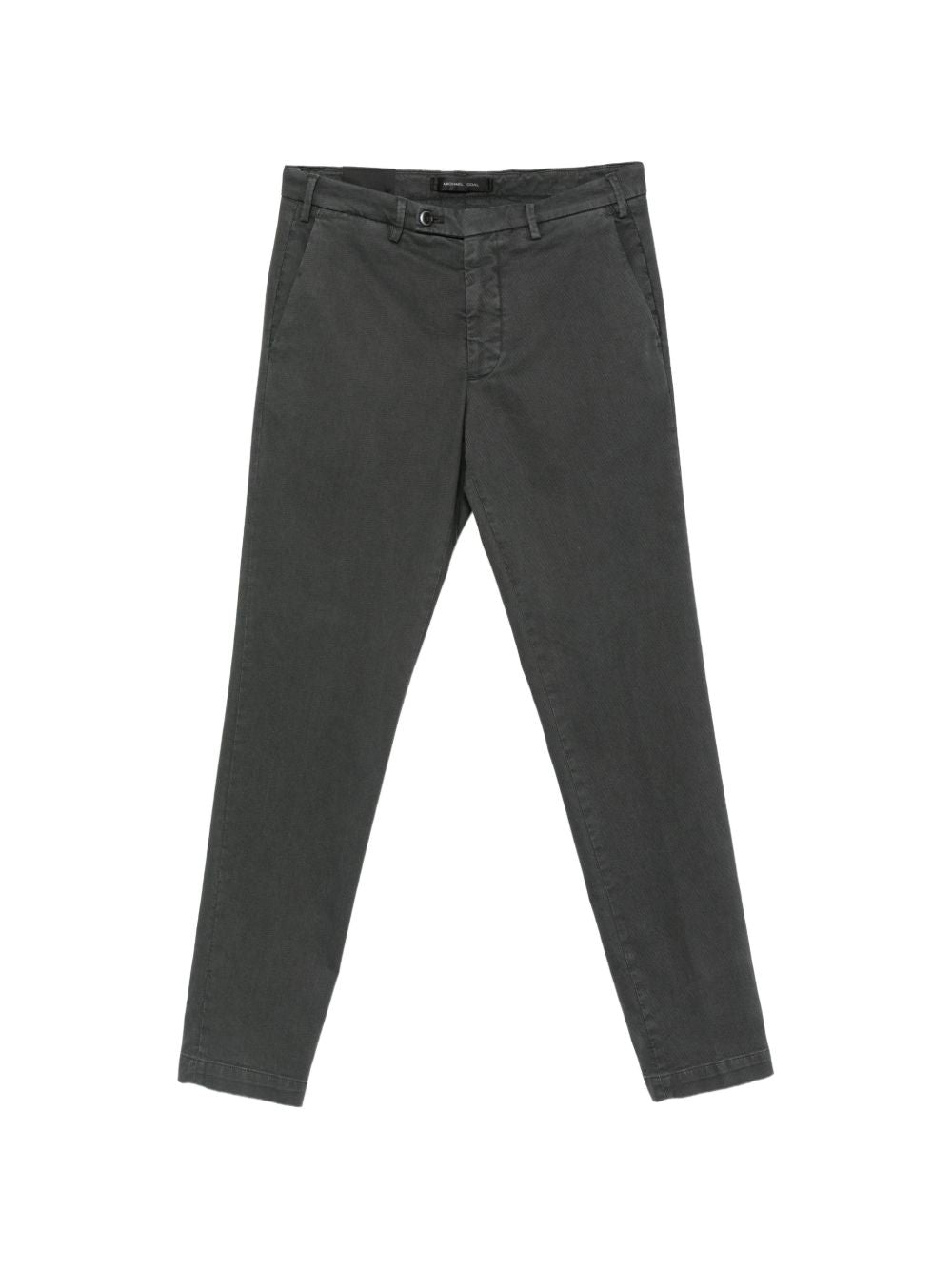 MICHAEL COAL Pantaloni in misto cotone antracite