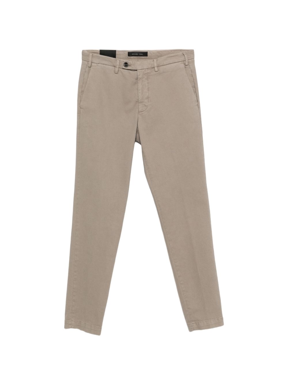 MICHAEL COAL Pantaloni in misto cotone beige