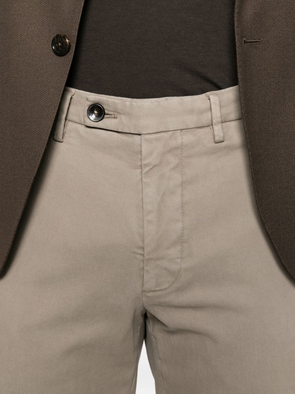MICHAEL COAL Pantaloni in misto cotone beige