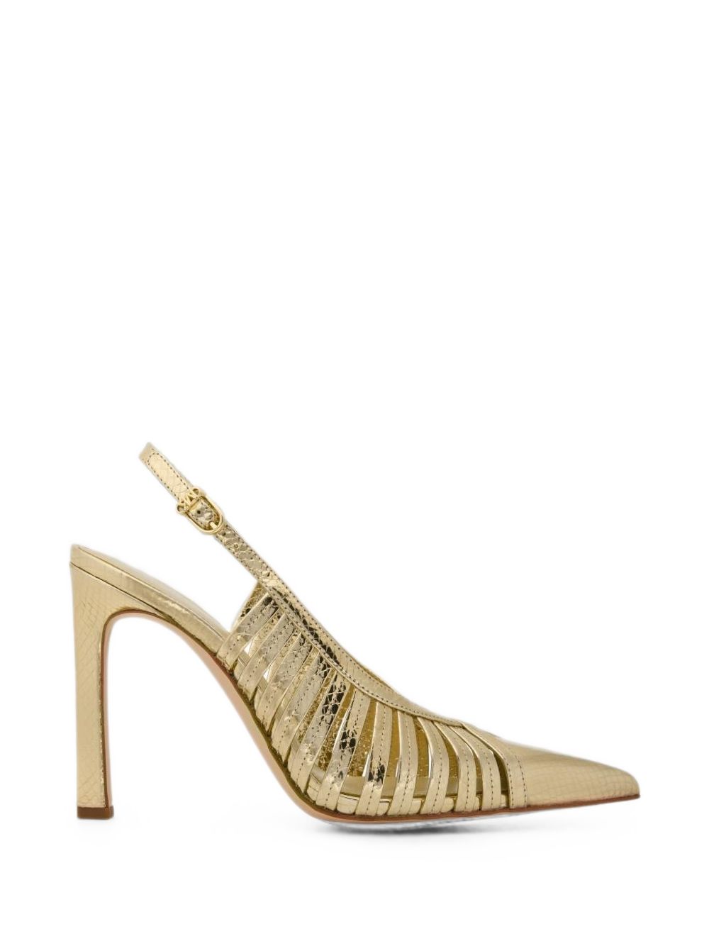 MICHAEL KORS Slingback dorata con tacco alto