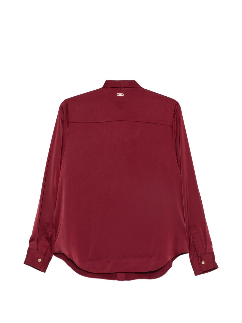 MICHAEL KORS Camicia rossa con collo lavallière