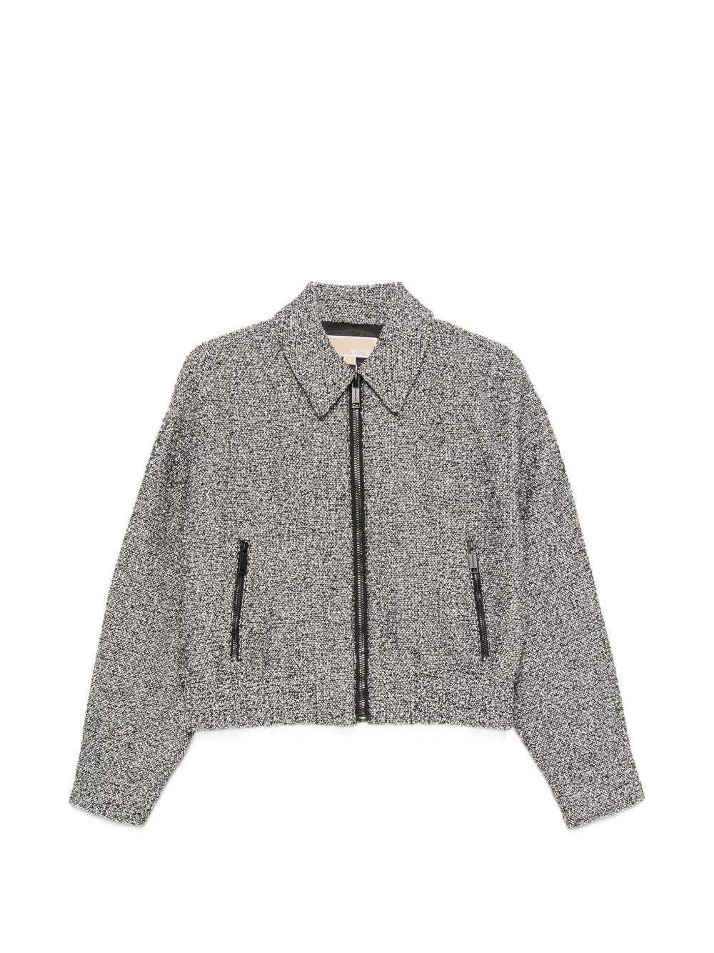 MICHAEL KORS Giacca bomber grigia con tasche