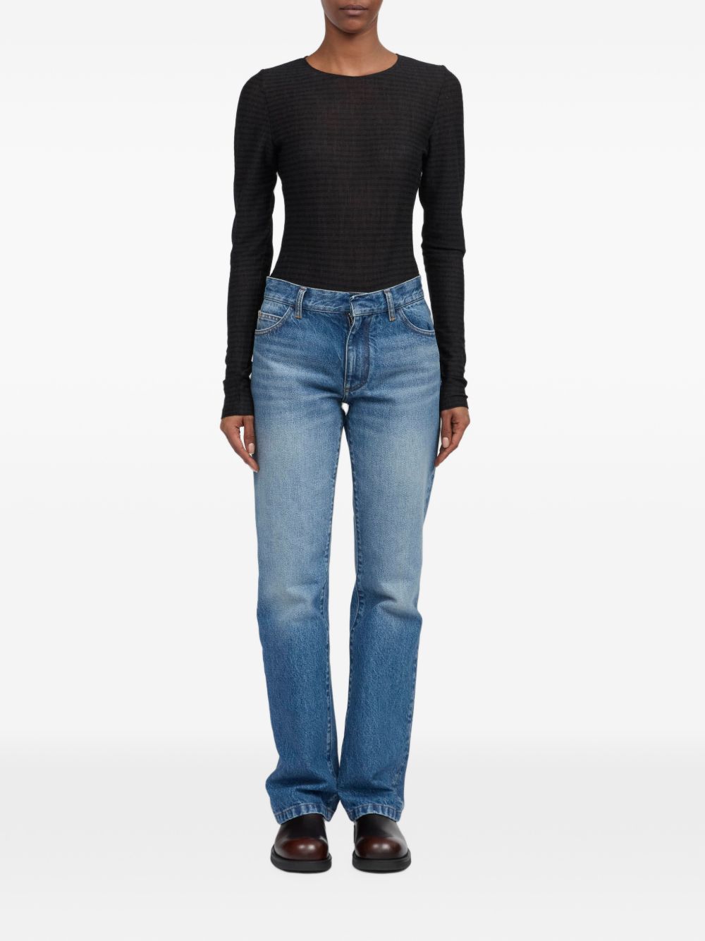 MM6 MAISON MARGIELA Jeans a gamba dritta blu chiaro