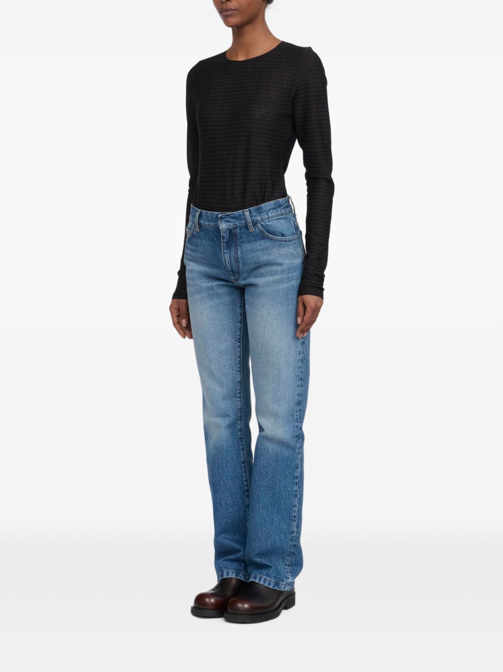 MM6 MAISON MARGIELA Jeans a gamba dritta blu chiaro