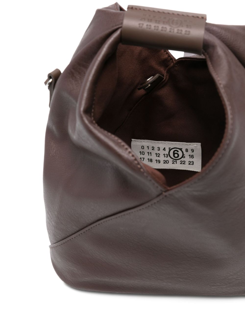 MM6 MAISON MARGIELA Borsa Japanese Crossbody marrone con tracolla regolabile