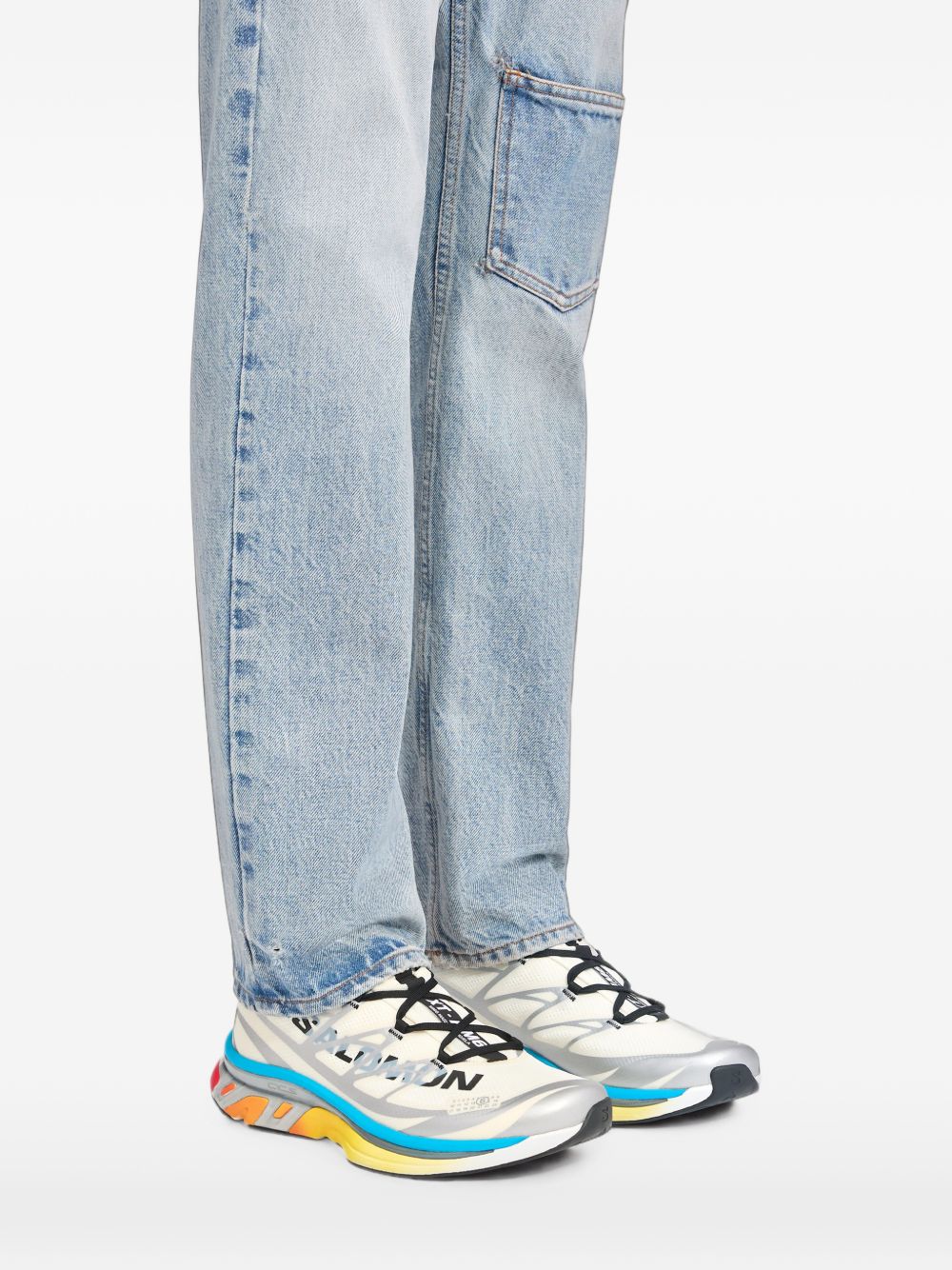 MM6 MAISON MARGIELA MM6 Maison Margiela x Salomon Sneakers Uomo Bianche e Azzurre