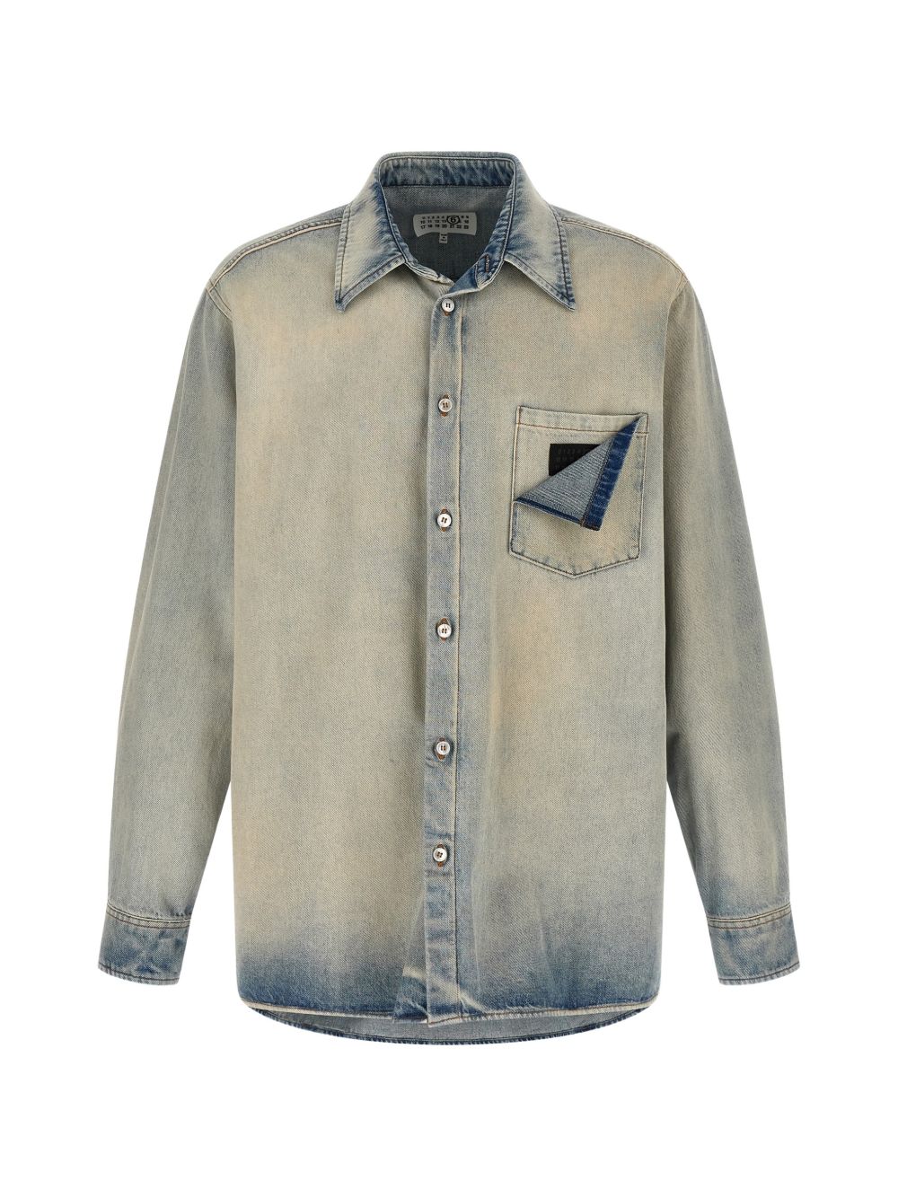MM6 MAISON MARGIELA Giacca in Denim Effetto Sbiadito