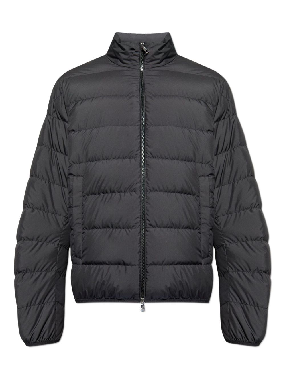 MONCLER Piumino corto Baudinet in poliestere con collo alto