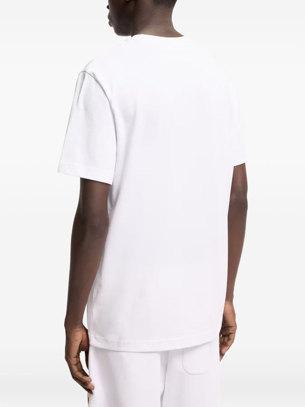 MONCLER T-shirt in jersey di cotone con patch logo