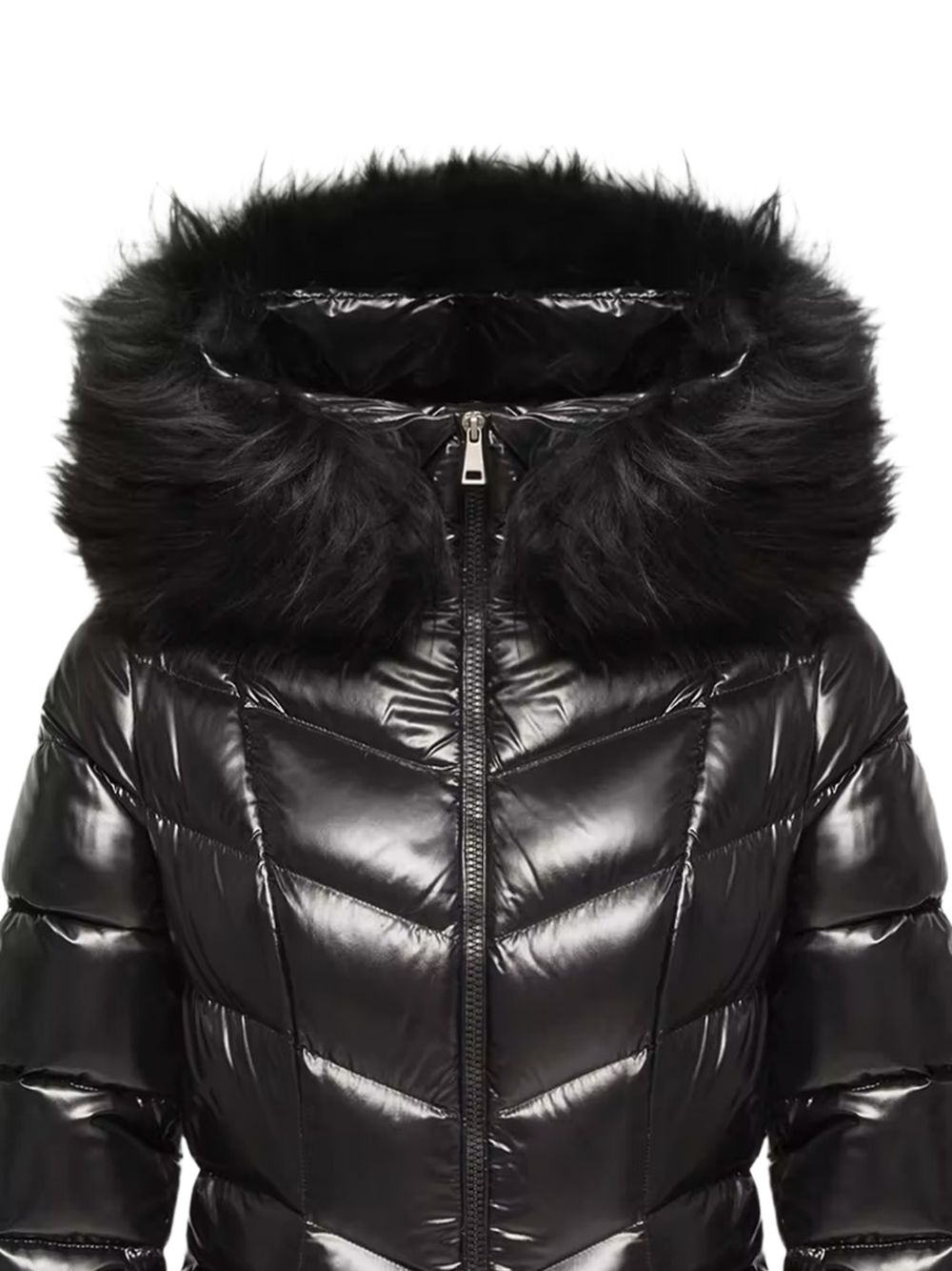MONCLER Piumino lungo Fulmarusse avvitato con cappuccio