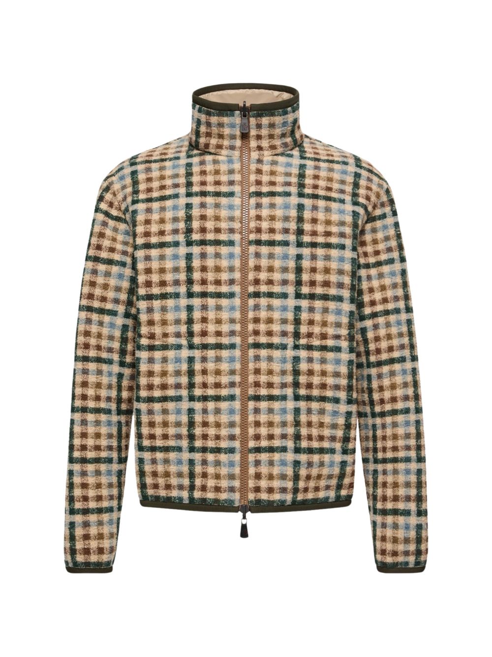 MONCLER GRENOBLE Bomber Imbottito con fantasia geometrica