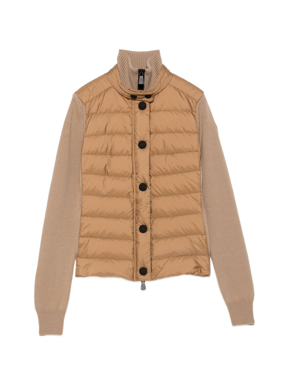 MONCLER GRENOBLE Cardigan Imbottito Donna in Misto Lana