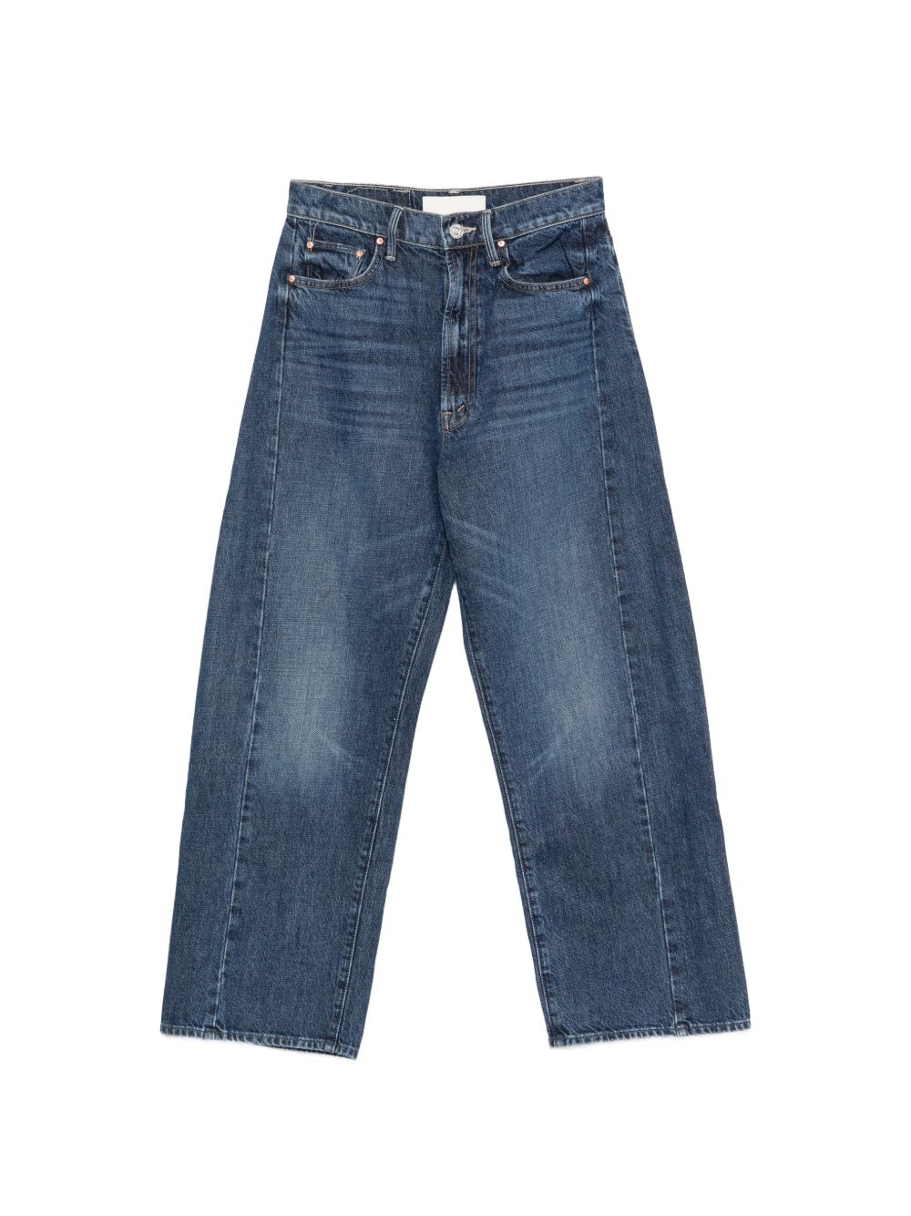 MOTHER Jeans The Half Pipe Ankle modello barrel blu