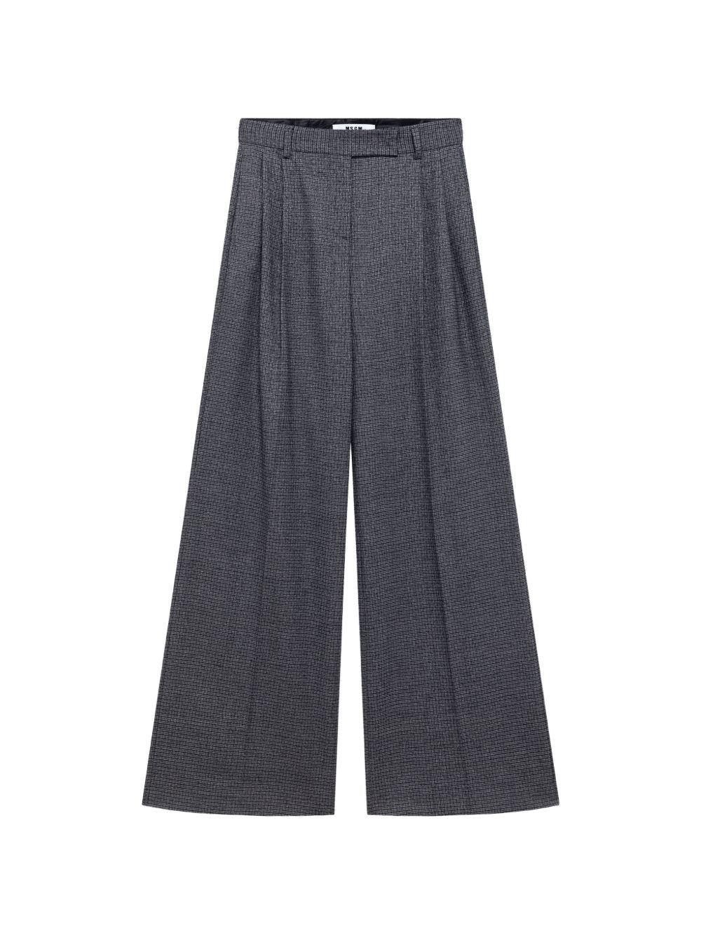 MSGM Pantaloni svasati con pinces grigi