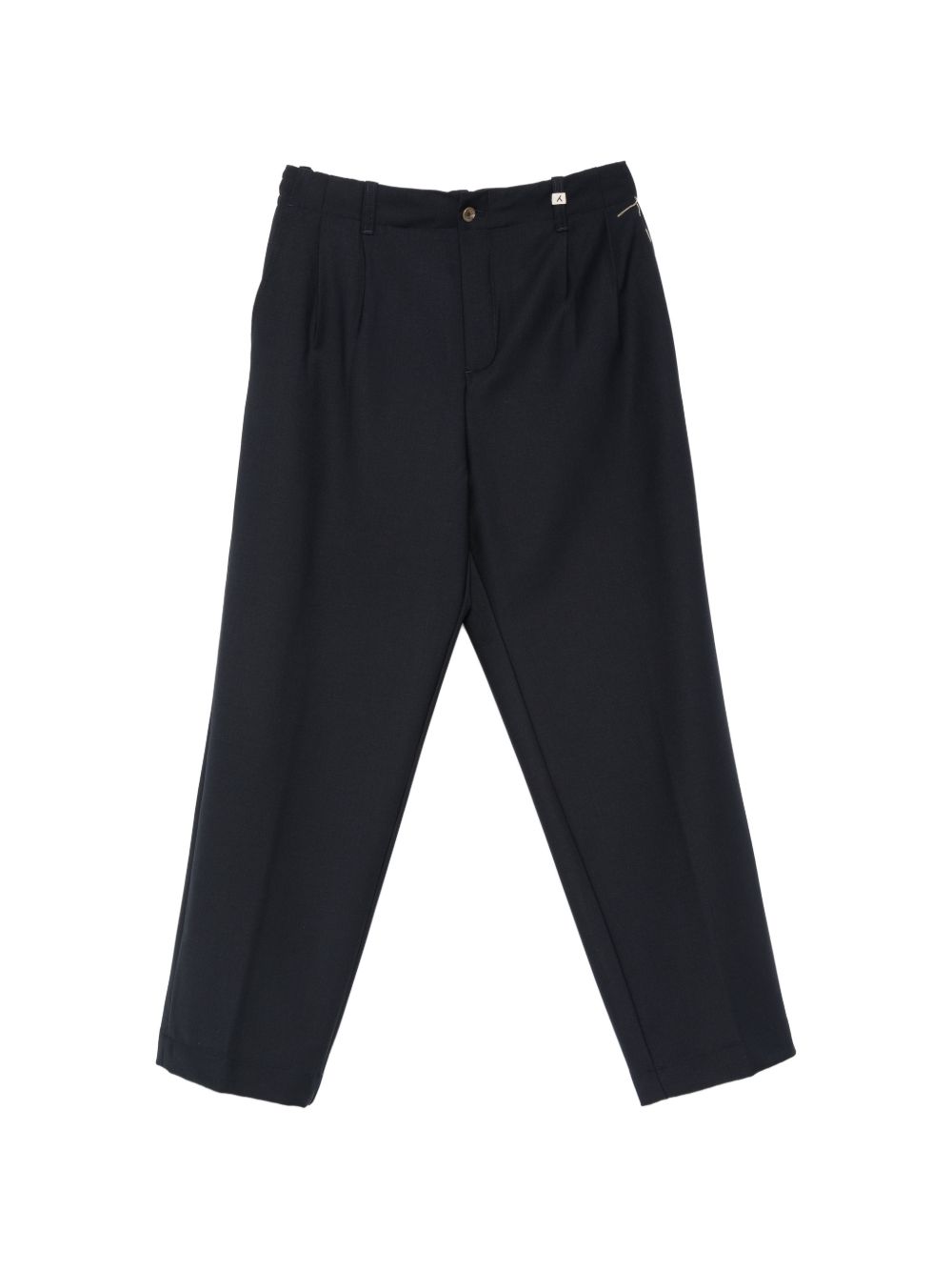 MYTHS Pantaloni blu in misto lana
