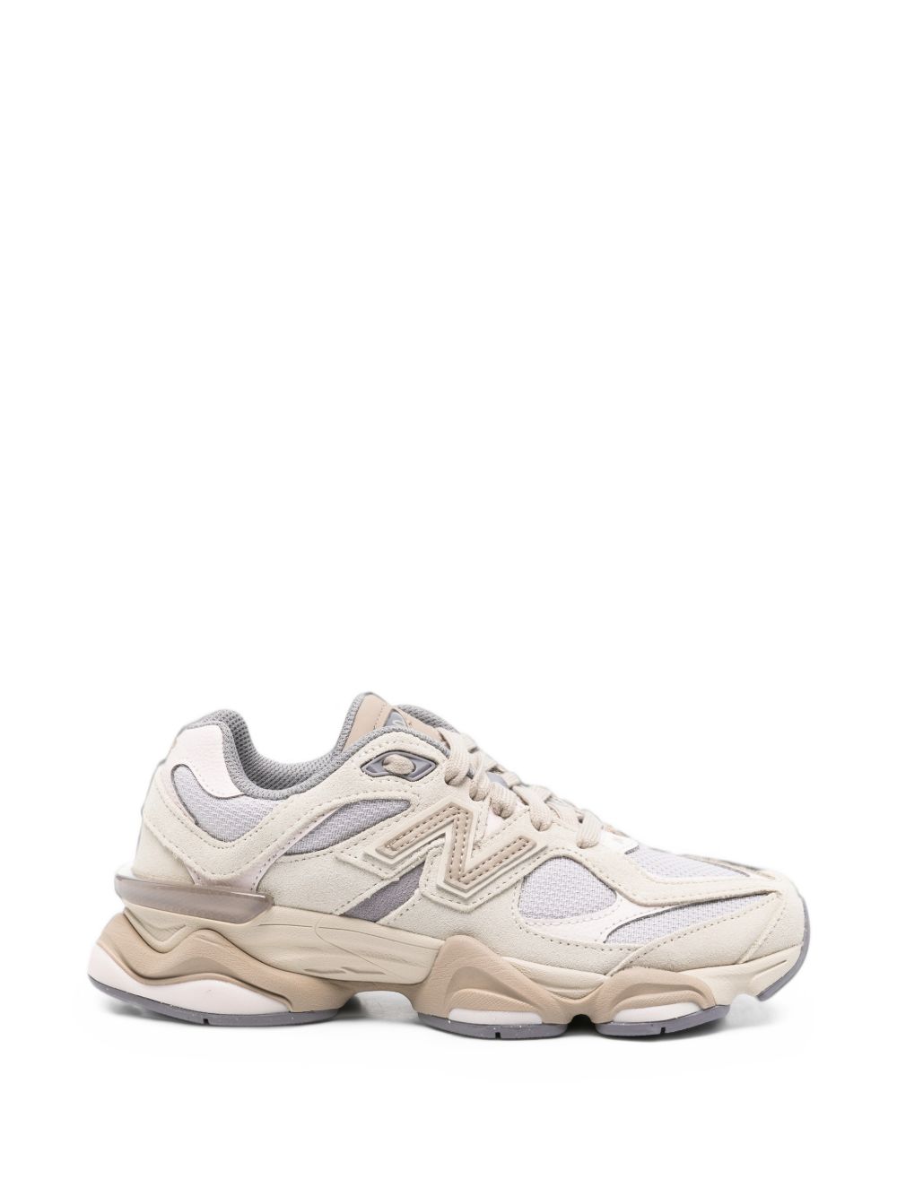NEW BALANCE Sneakers in pelle con dettagli in suede beige