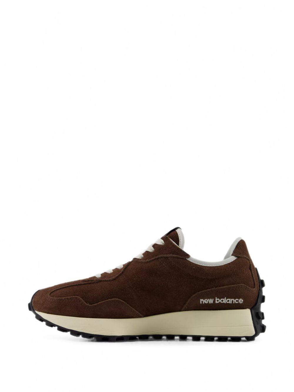 NEW BALANCE 327 Sneakers in Camoscio Marrone Cioccolato e Burro