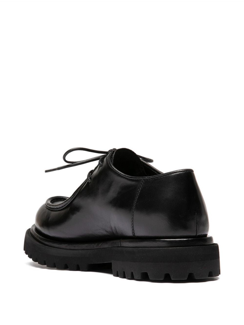OFFICINE CREATIVE Scarpe stringate Eventual in pelle nera
