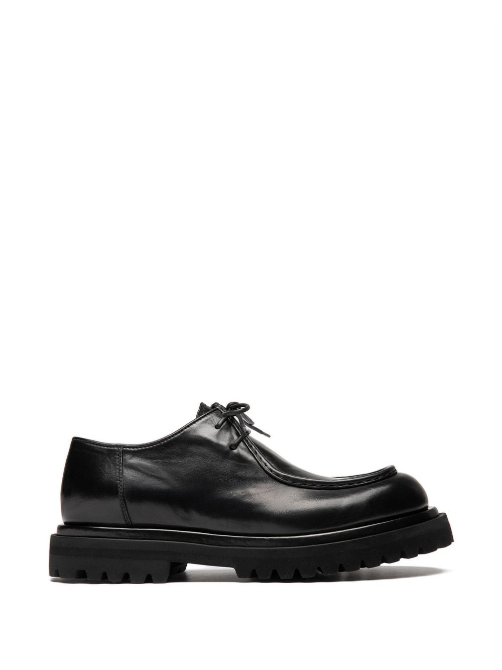 OFFICINE CREATIVE Scarpe stringate Eventual in pelle nera