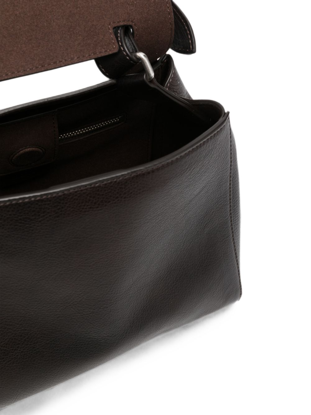ORCIANI Borsa a spalla in pelle marrone