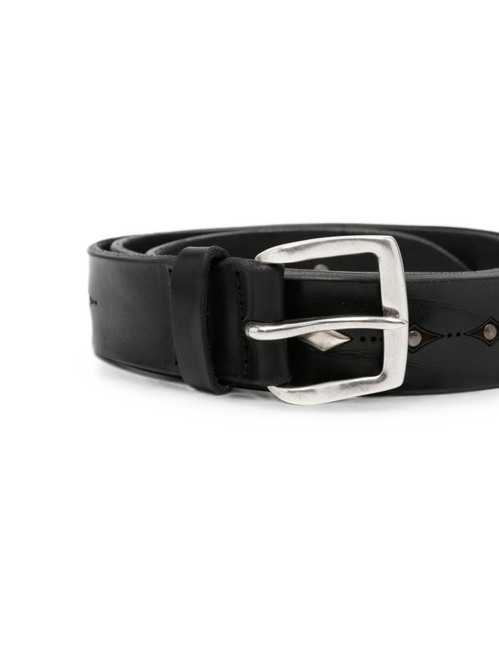 ORCIANI Cintura Bull Soft in pelle nera
