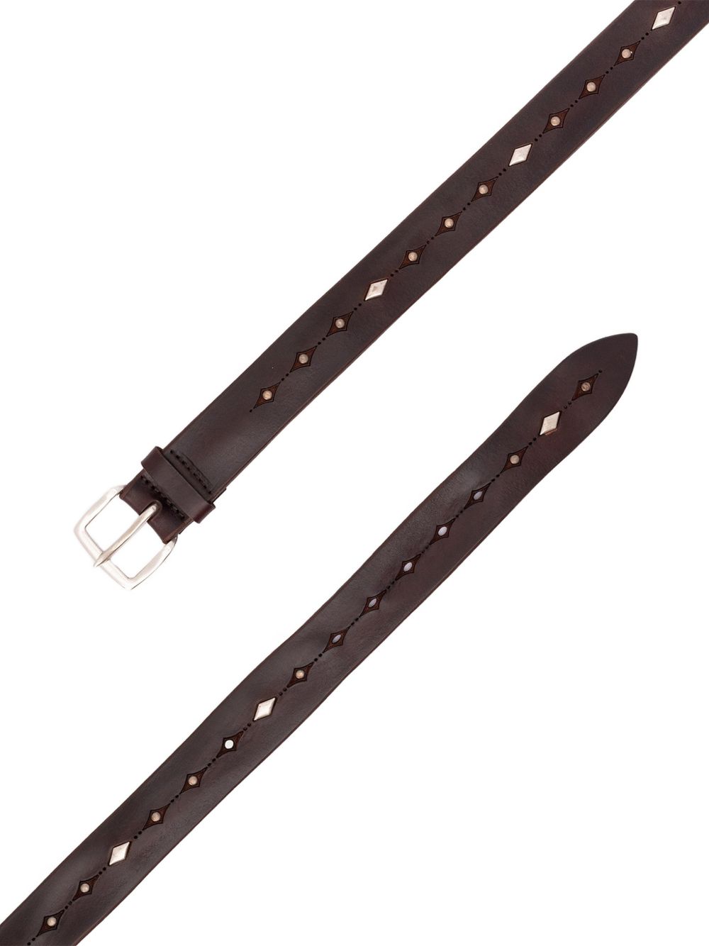 ORCIANI Cintura Bull Soft in pelle marrone