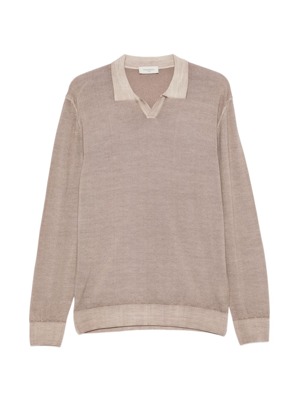 PIACENZA CASHMERE Polo beige in lana vergine