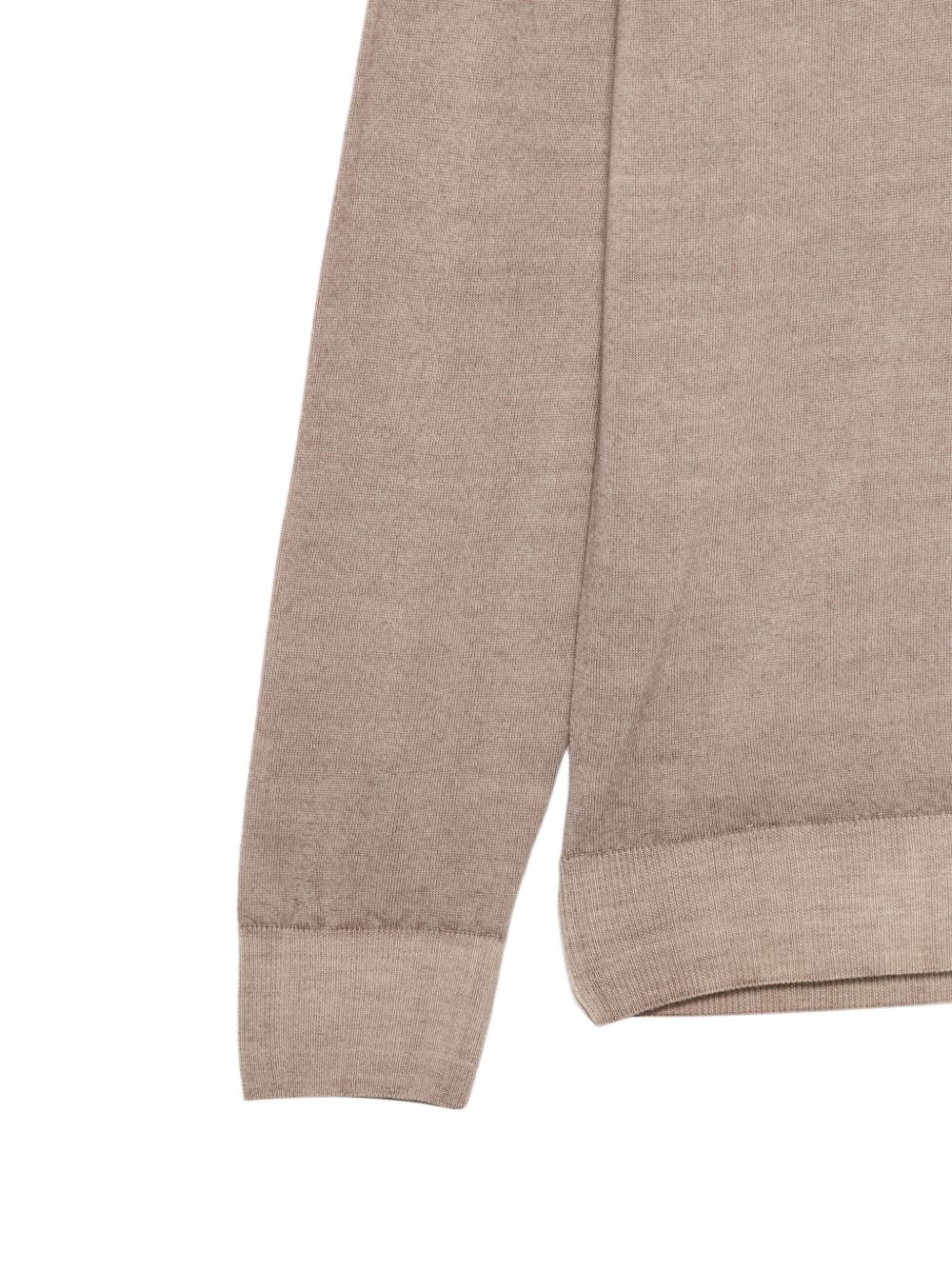 PIACENZA CASHMERE Polo beige in lana vergine