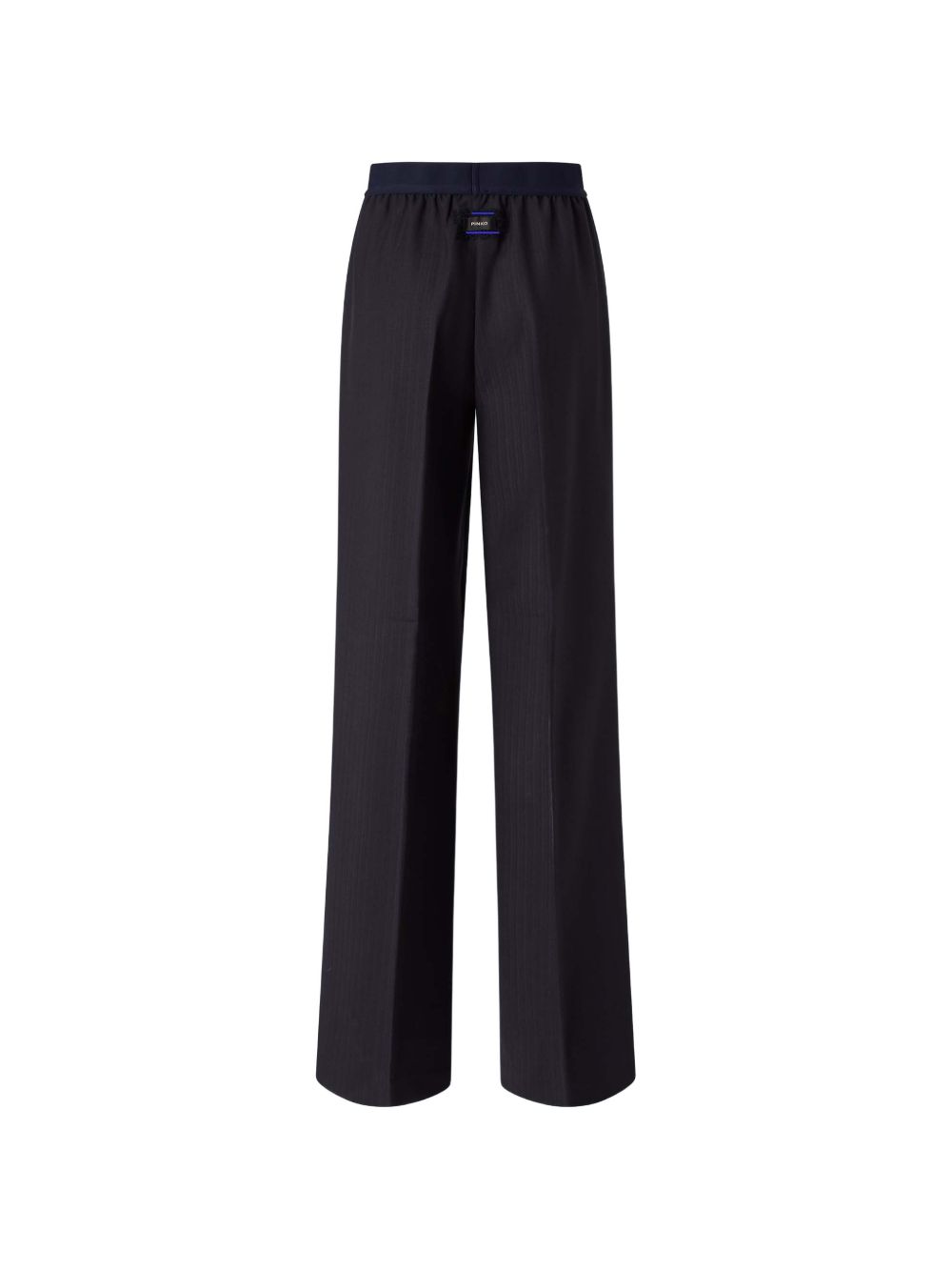 PINKO Pantaloni gessati Phaius con elastico in vita