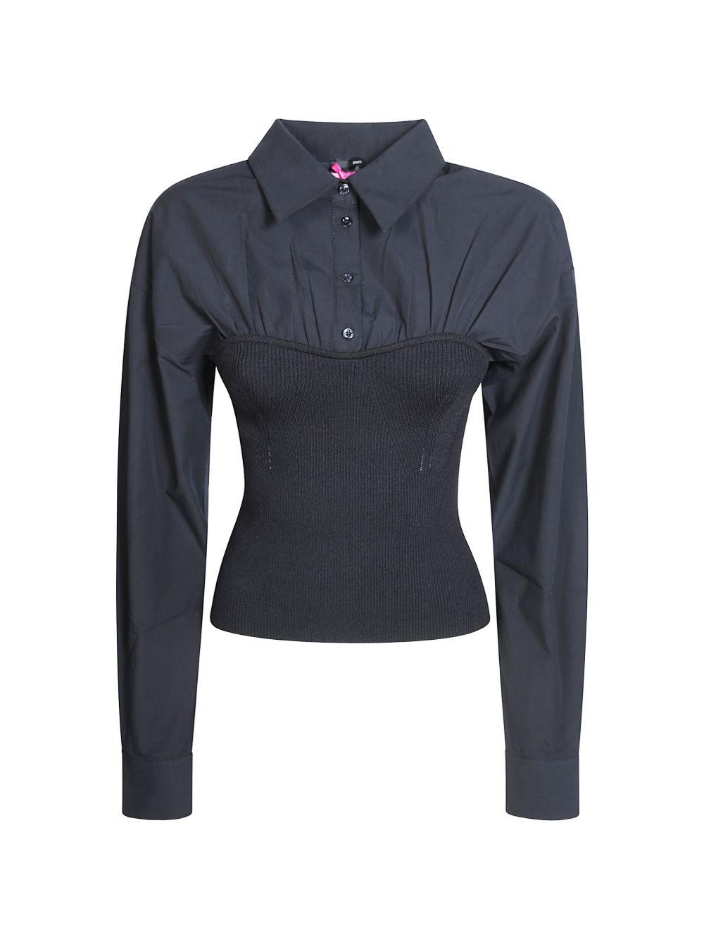 PINKO Maglia-camicia nera Suzuki