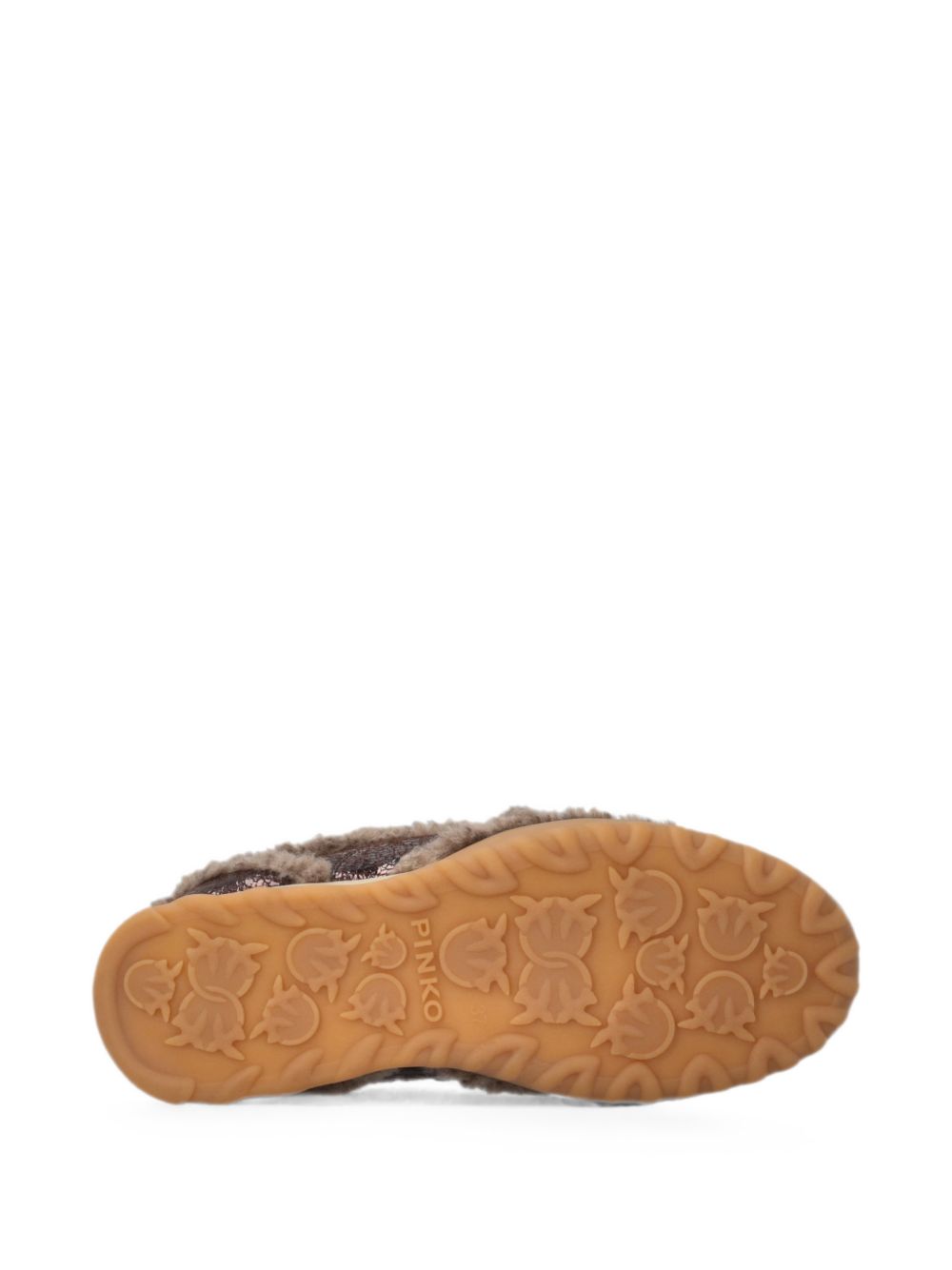 PINKO Sneakers chunky Gea con fur all-over