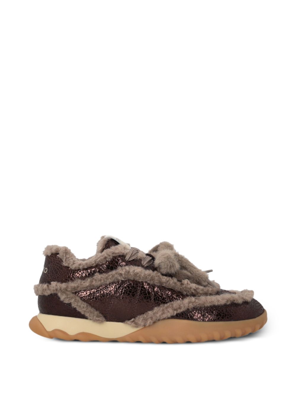 PINKO Sneakers chunky Gea con fur all-over