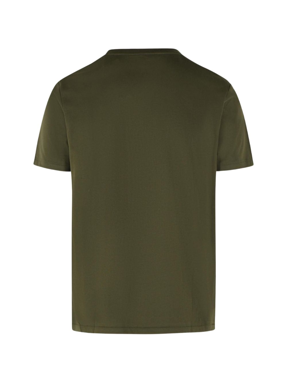 POLO RALPH LAUREN T-shirt verde a maniche corte con logo ricamato
