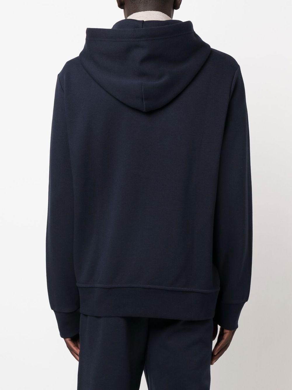 POLO RALPH LAUREN Felpa con cappuccio e zip blu notte