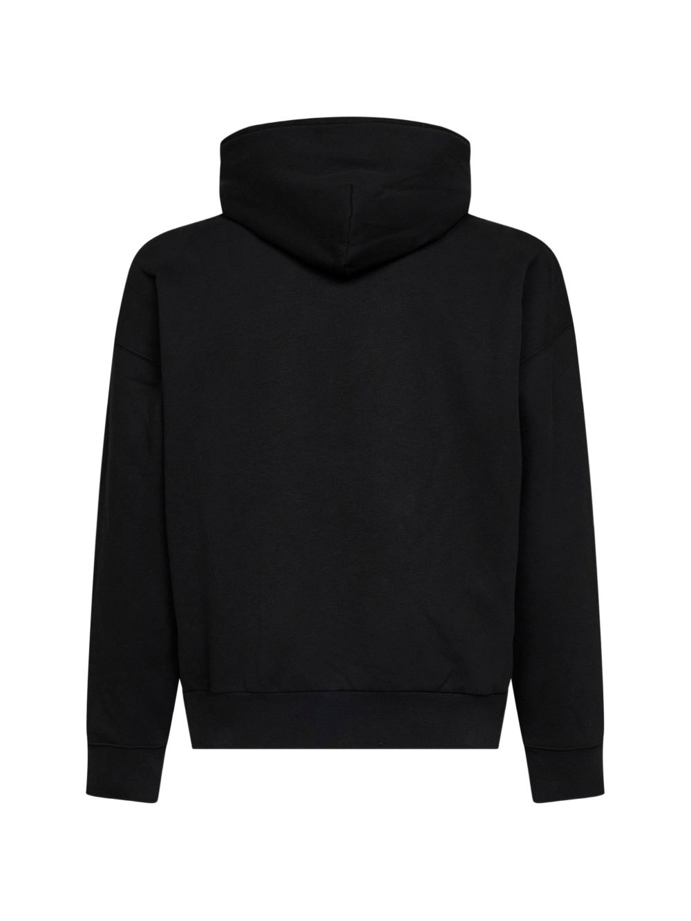POLO RALPH LAUREN Felpa nera con cappuccio e stampa