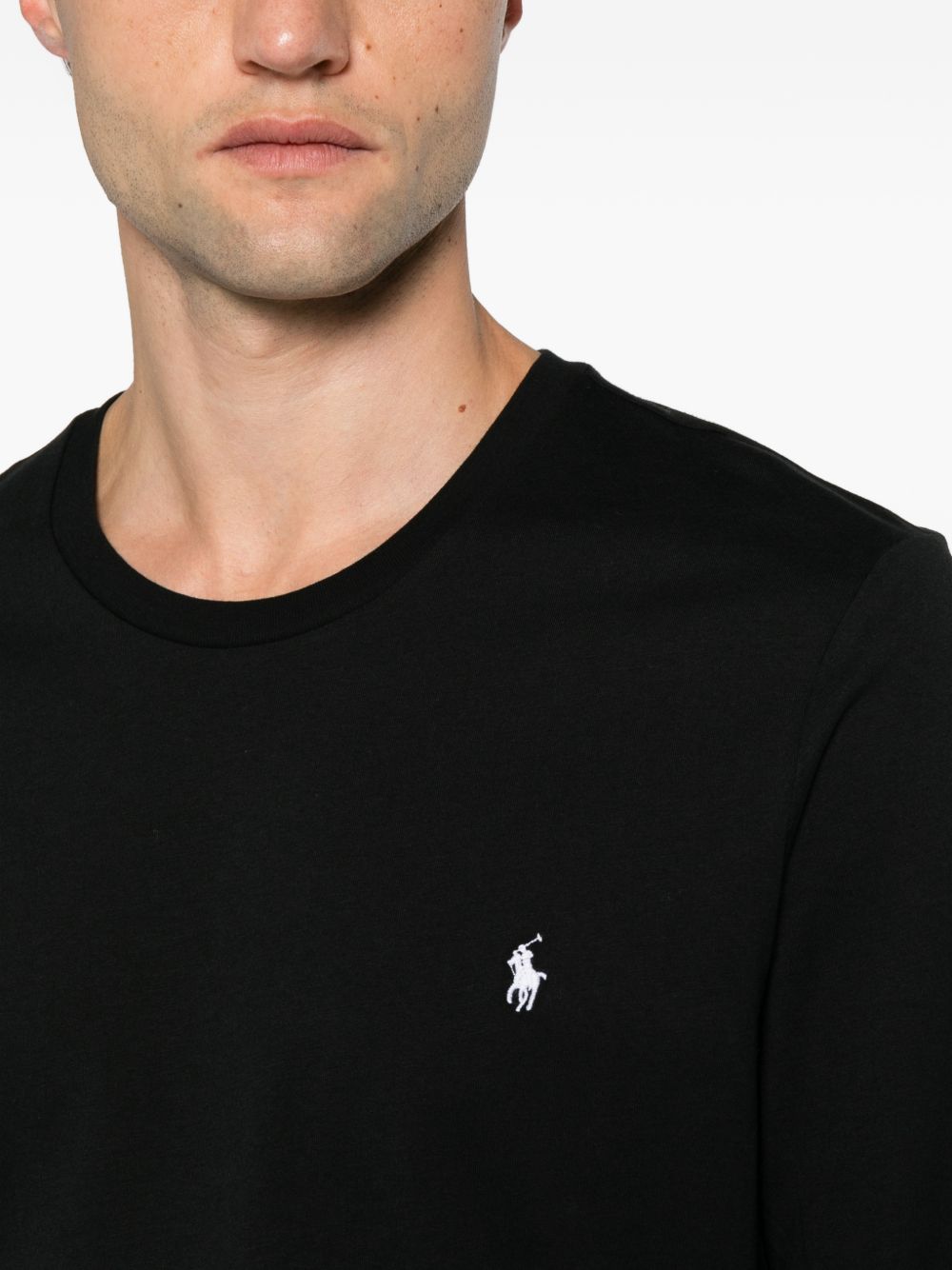 POLO RALPH LAUREN T-shirt Manica Lunga Nera