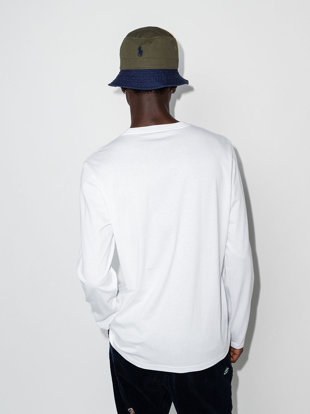 POLO RALPH LAUREN Maglietta intima da uomo in cotone bianco con logo