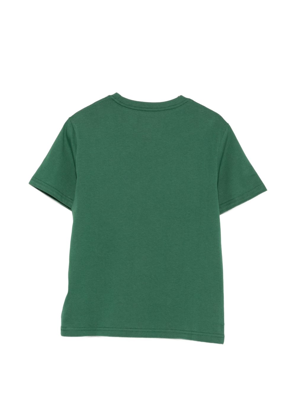 POLO RALPH LAUREN T-shirt verde a maniche corte con logo sul petto