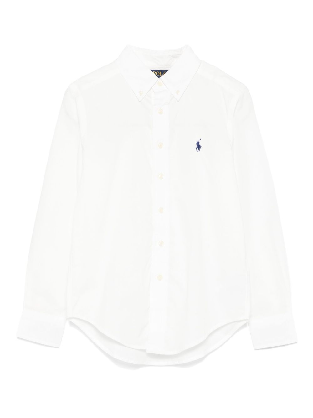 POLO RALPH LAUREN Polo in cotone a righe bianche e verdi