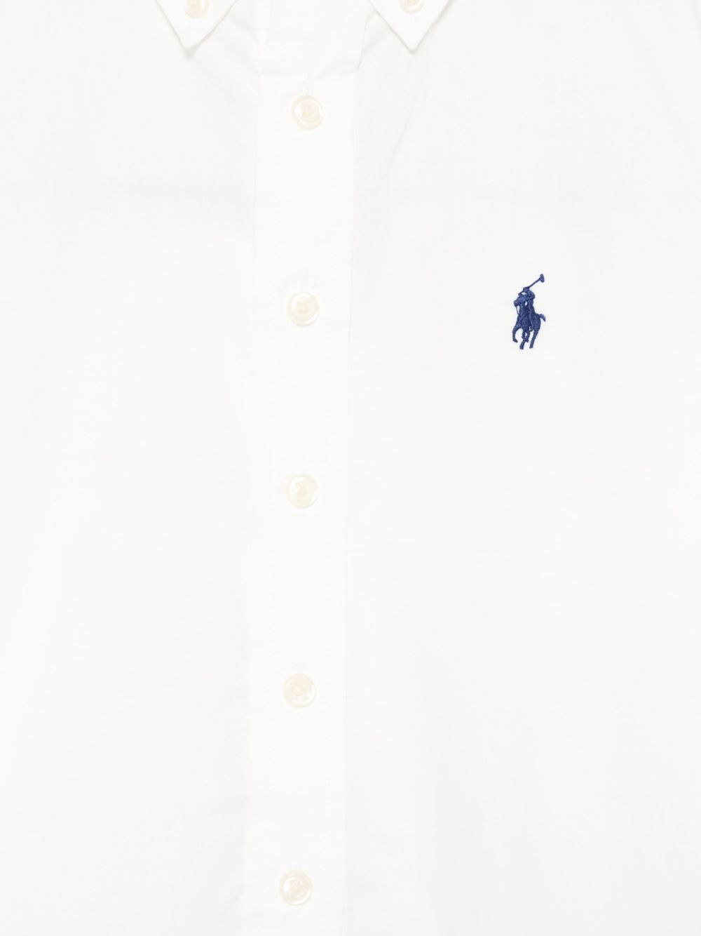 POLO RALPH LAUREN Polo in cotone a righe bianche e verdi