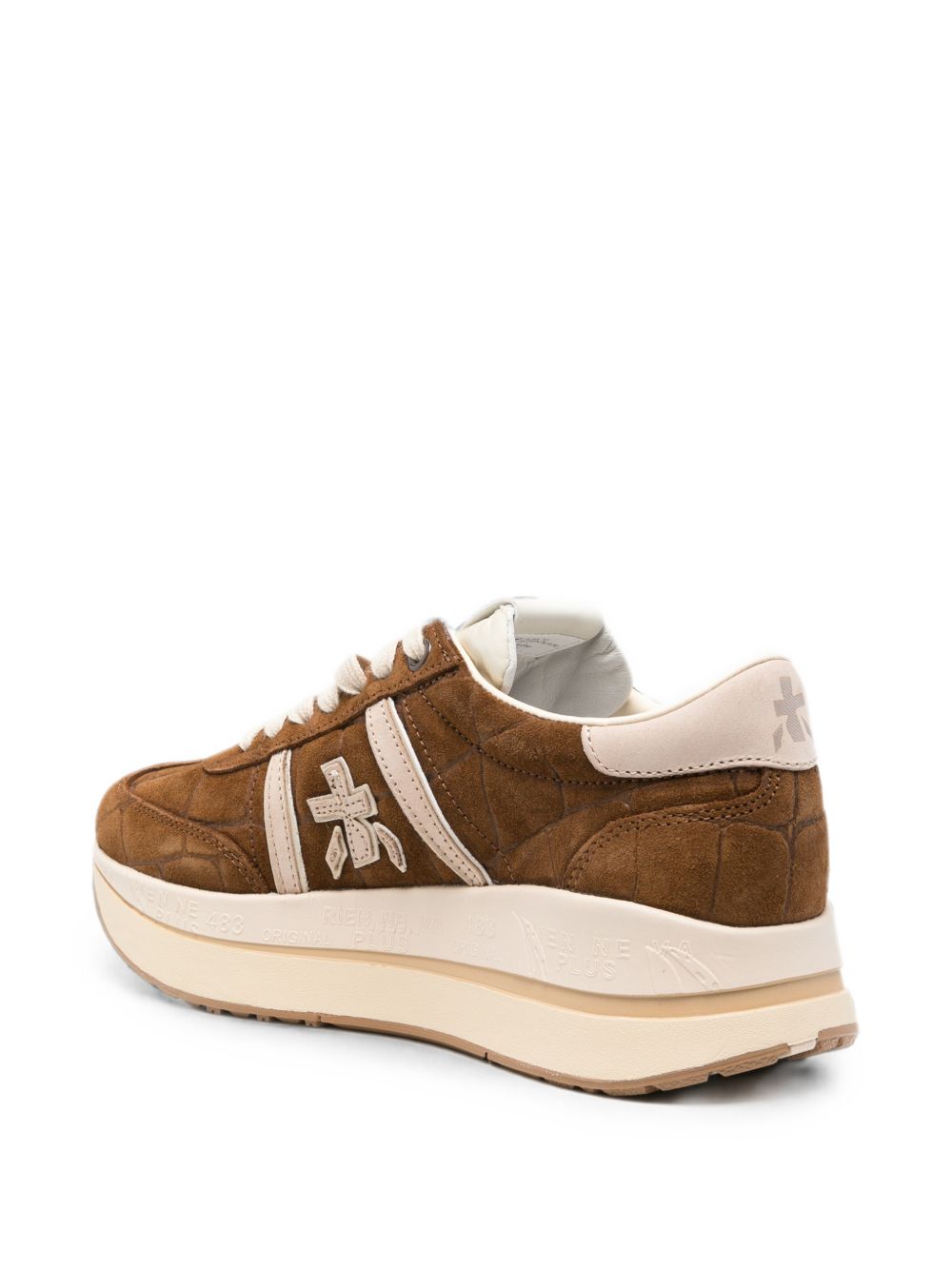 PREMIATA Sneakers Bethcoin in Suede con Suola Platform