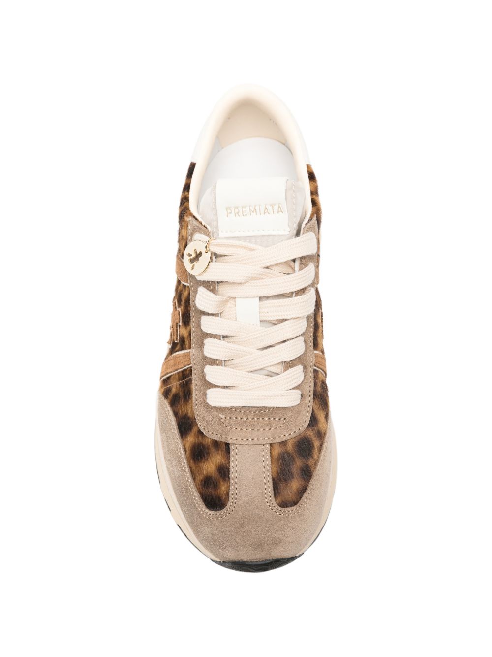 PREMIATA Sneakers Bethcoin con texture animalier e doppia suola