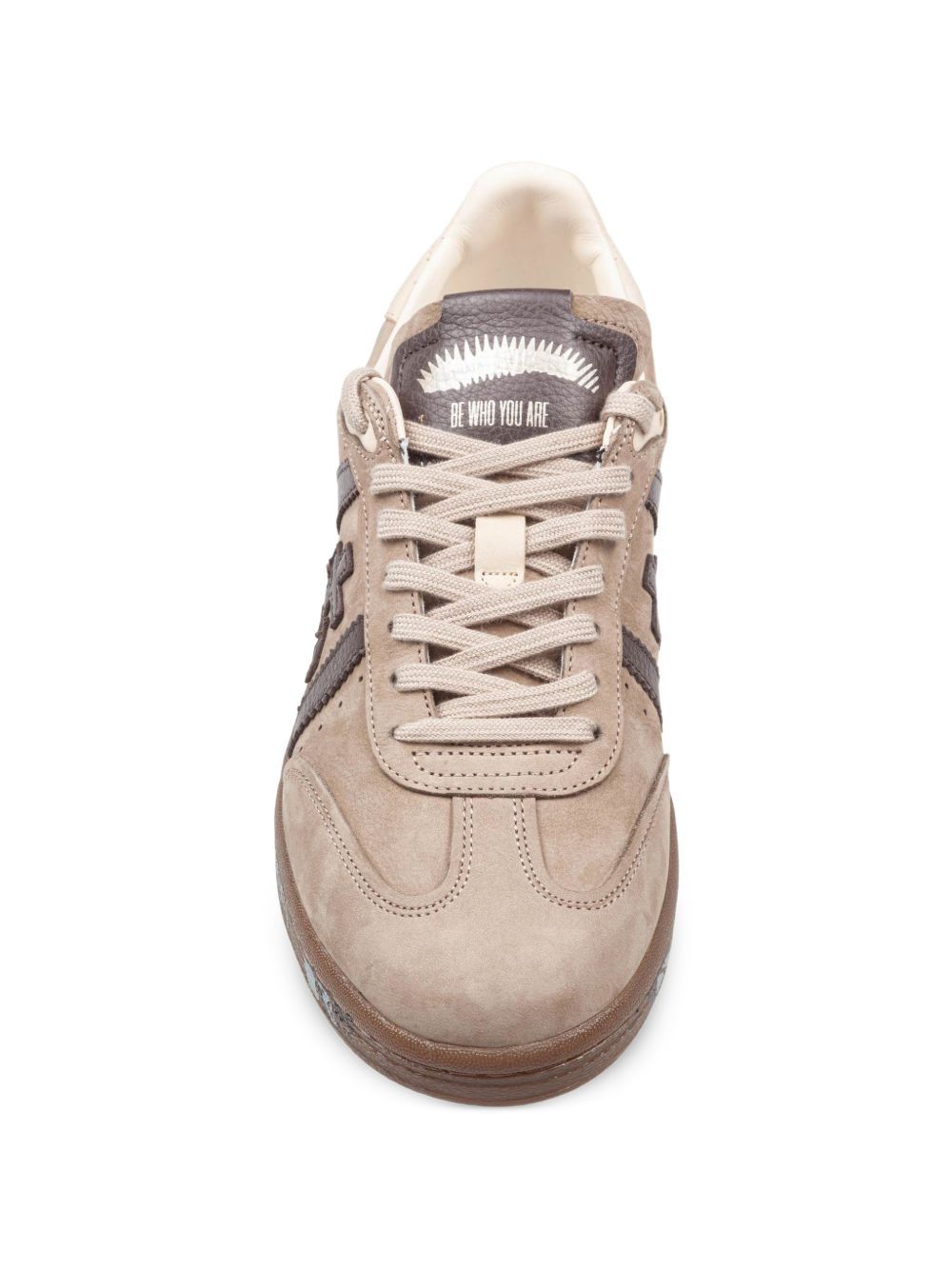 PREMIATA Sneakers basse Bonnie in pelle beige scuro