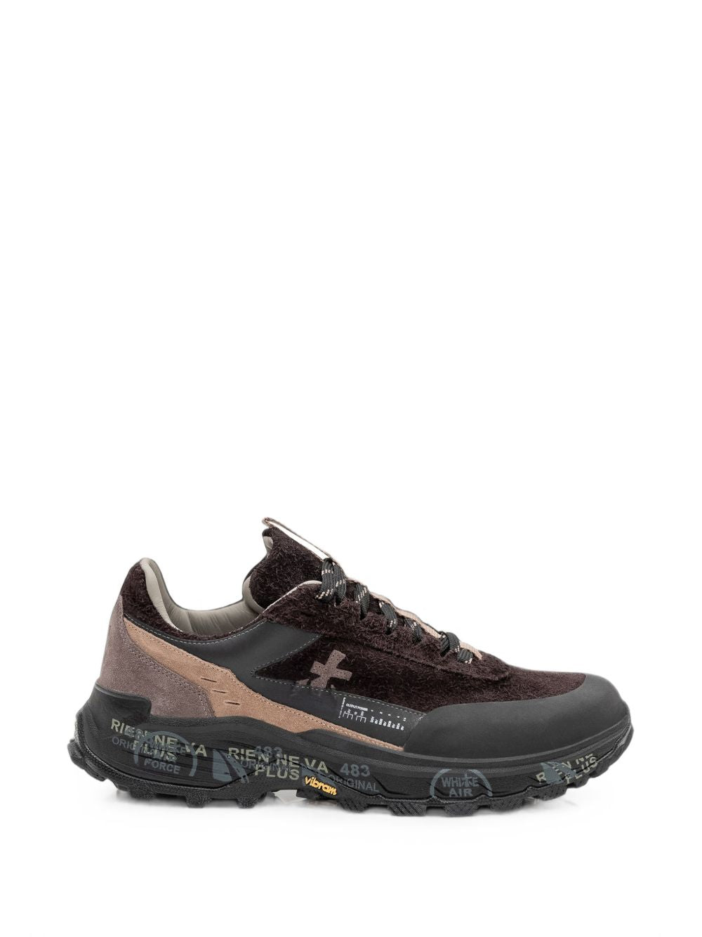 PREMIATA Sneakers Devin 500 Marrone e Beige