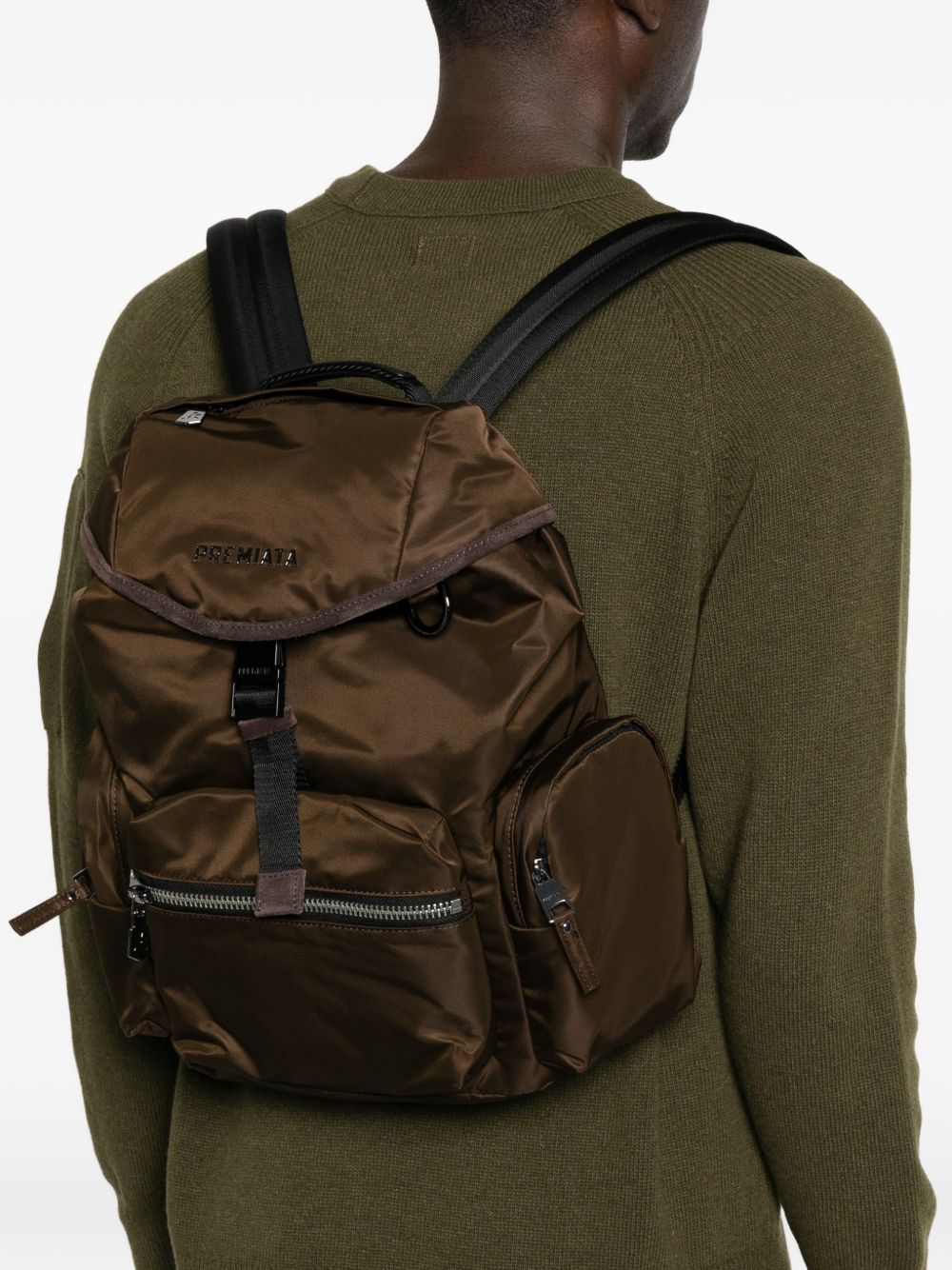 PREMIATA Zaino in nylon marrone