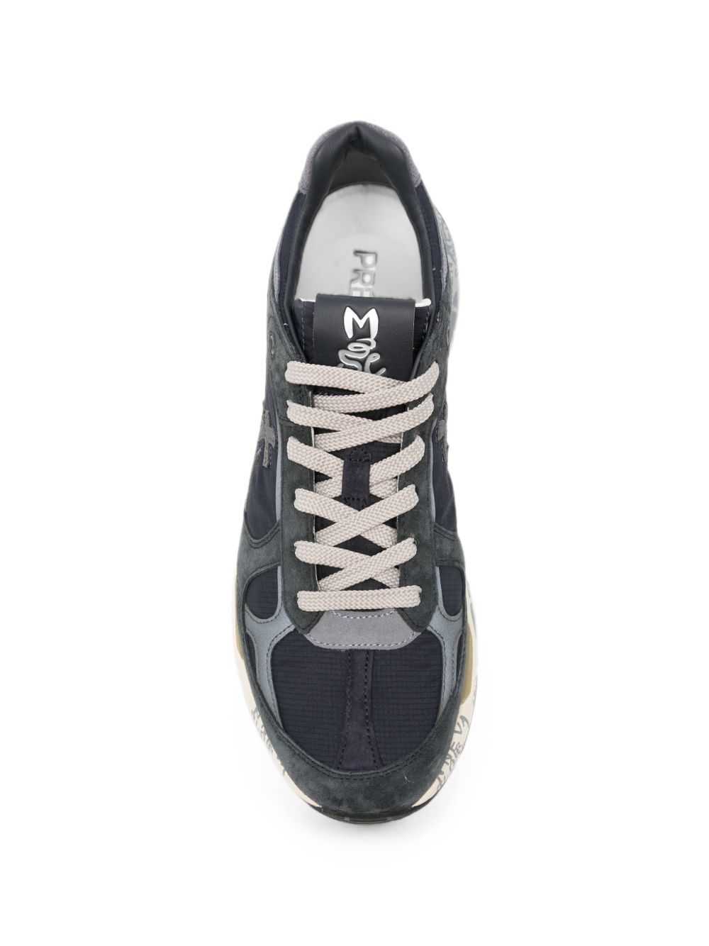 PREMIATA Sneakers blu cenere in suede